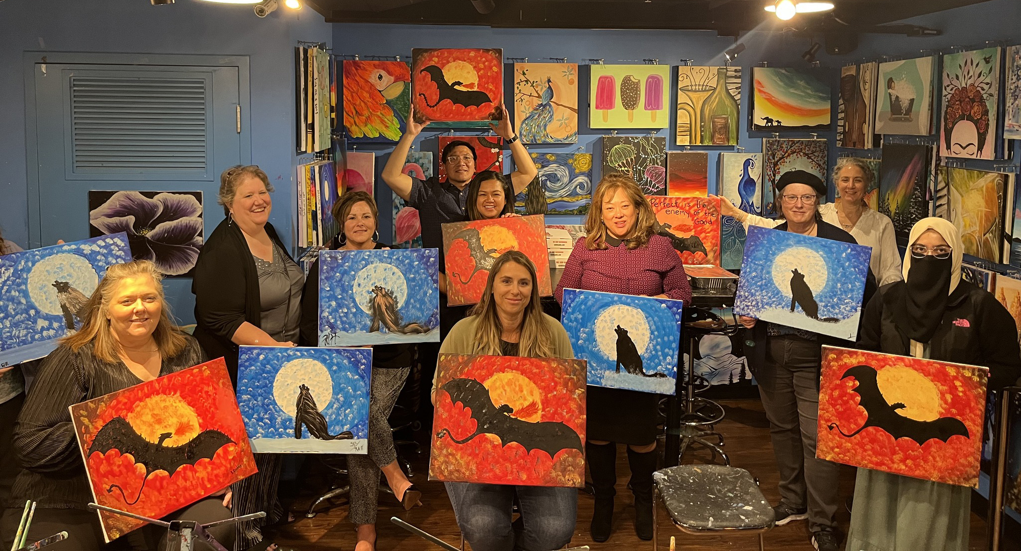 How Corporate Painting and Wine Parties Can Boost Team Morale